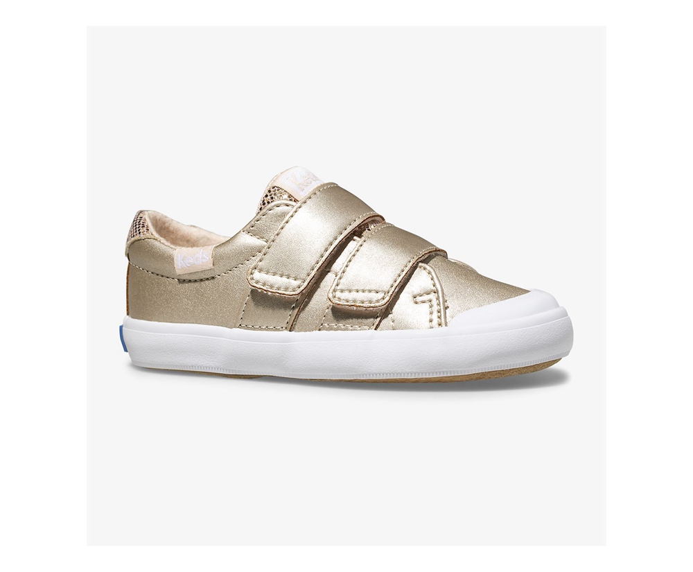 Slip Ons Keds Enfant Rose Doré - Courtney - 725-QBRPSH